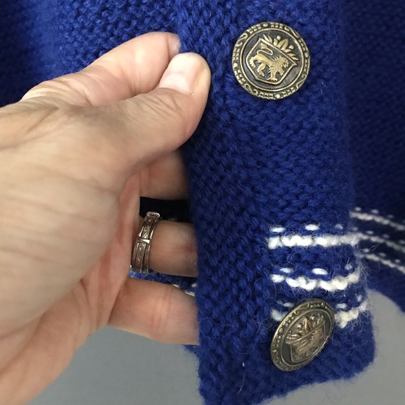 Vintage Heavyweight Soft Wool Sweater Jacket - Picture 4 of 5